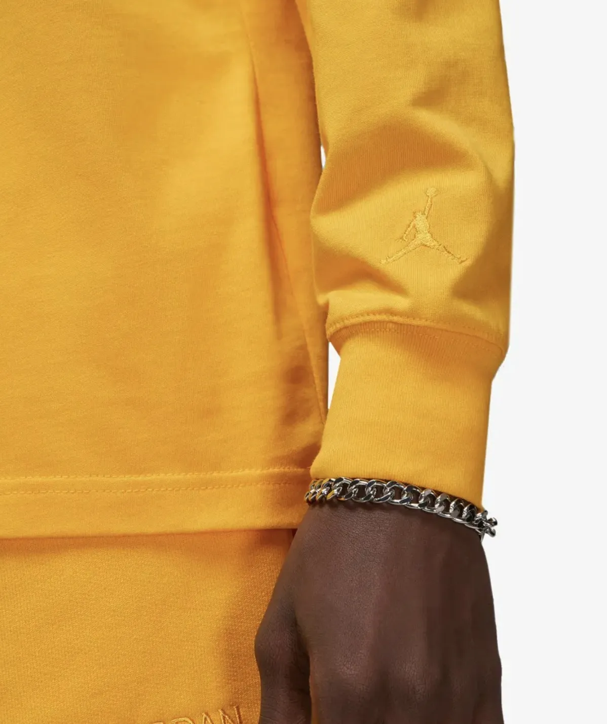 Nike | Crew Neck Long Sleeves Plain Cotton Street Style