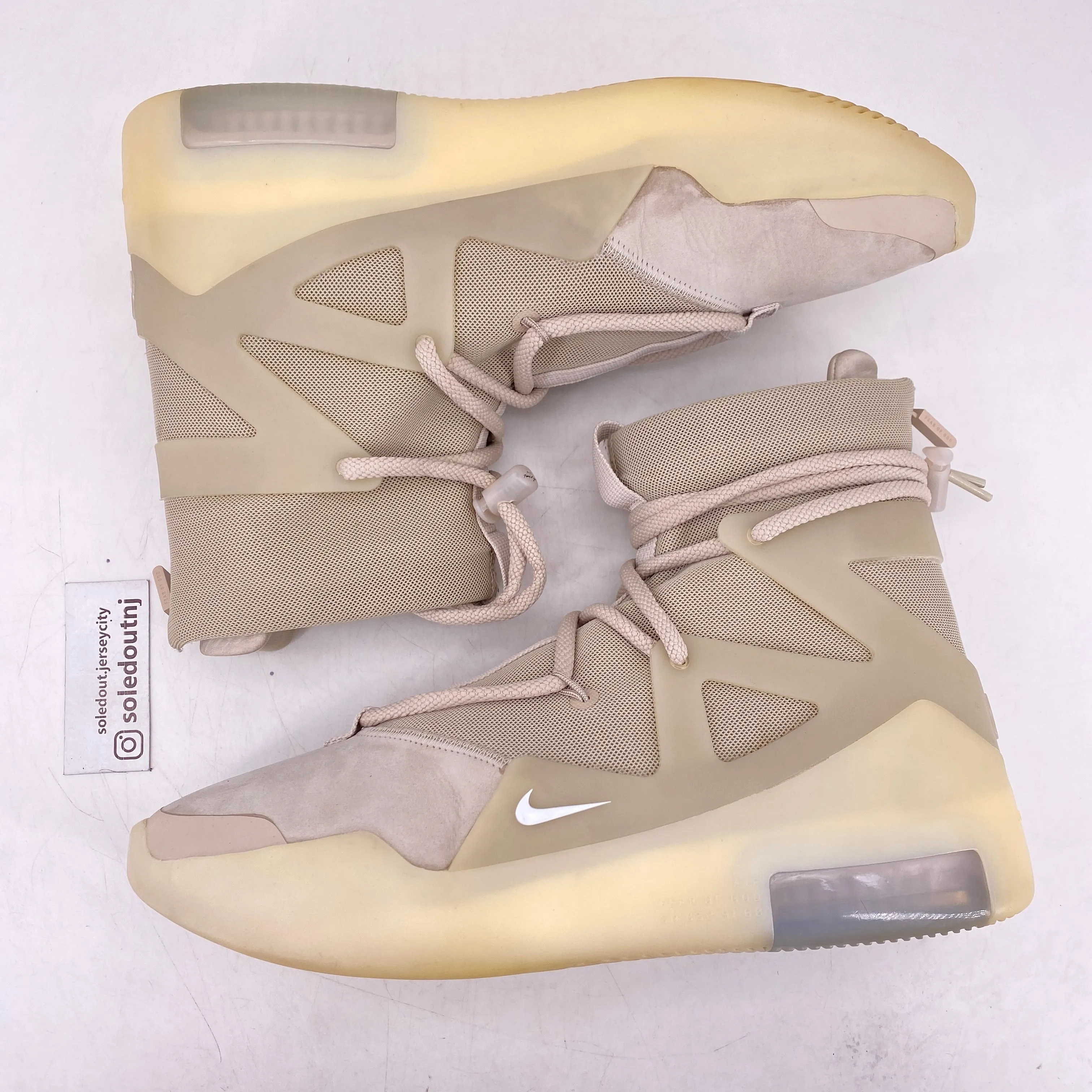 Nike Air Fear of God 1 Oatmeal 2019 Used Size 10