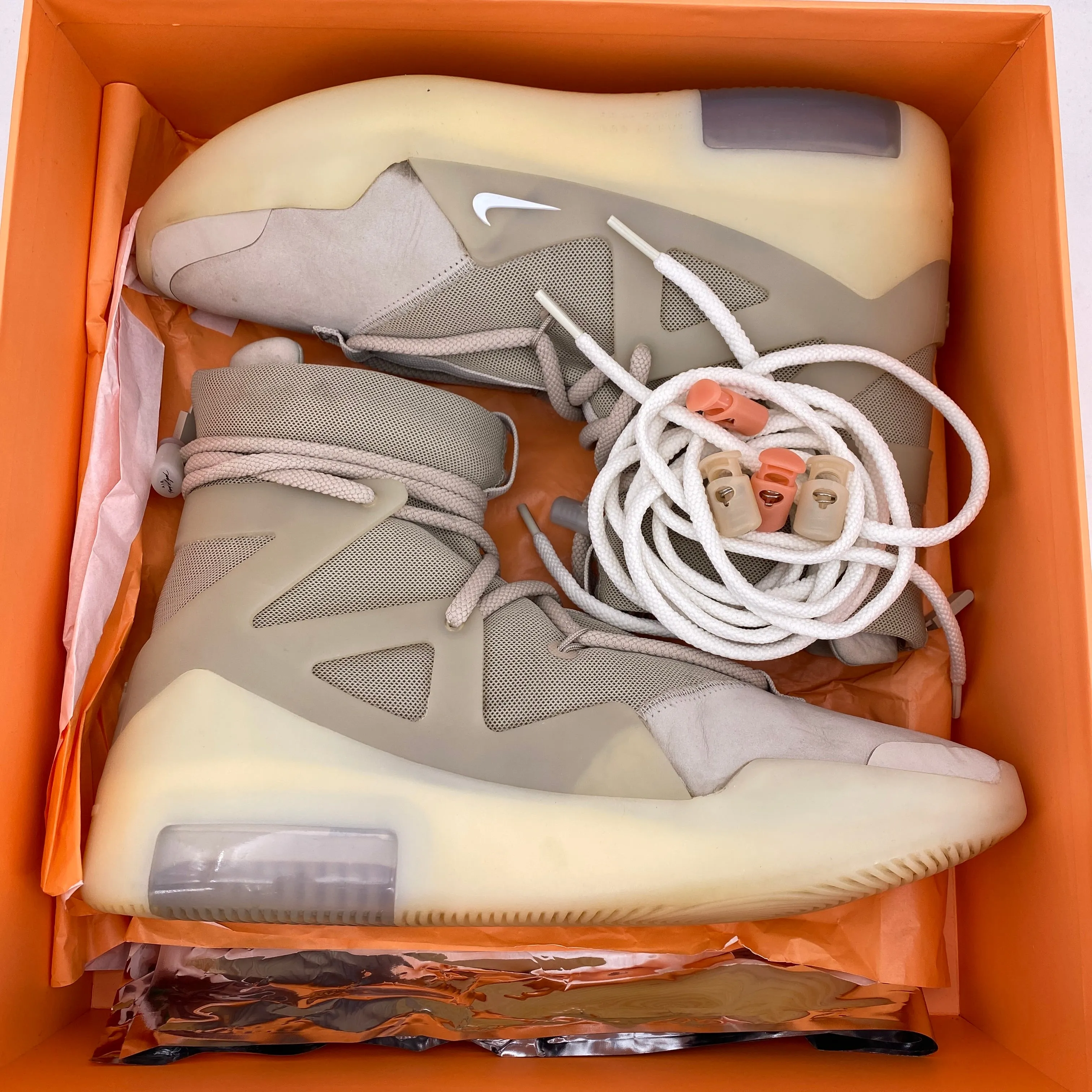 Nike Air Fear of God 1 Oatmeal 2019 Used Size 10