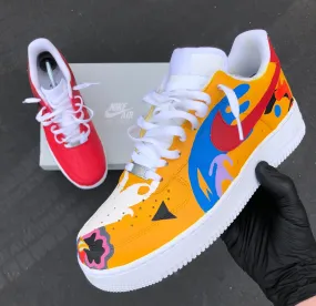 Nike Air Force 1 - Mac Miller Theme - Custom Order - Hand Painted - Personalized