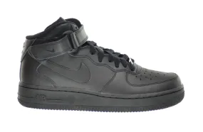 Nike Air Force 1 Mid GS Big Kids Black Sneakers