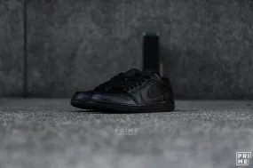 Nike Air Jordan 1 Low Triple Black - 553558 093