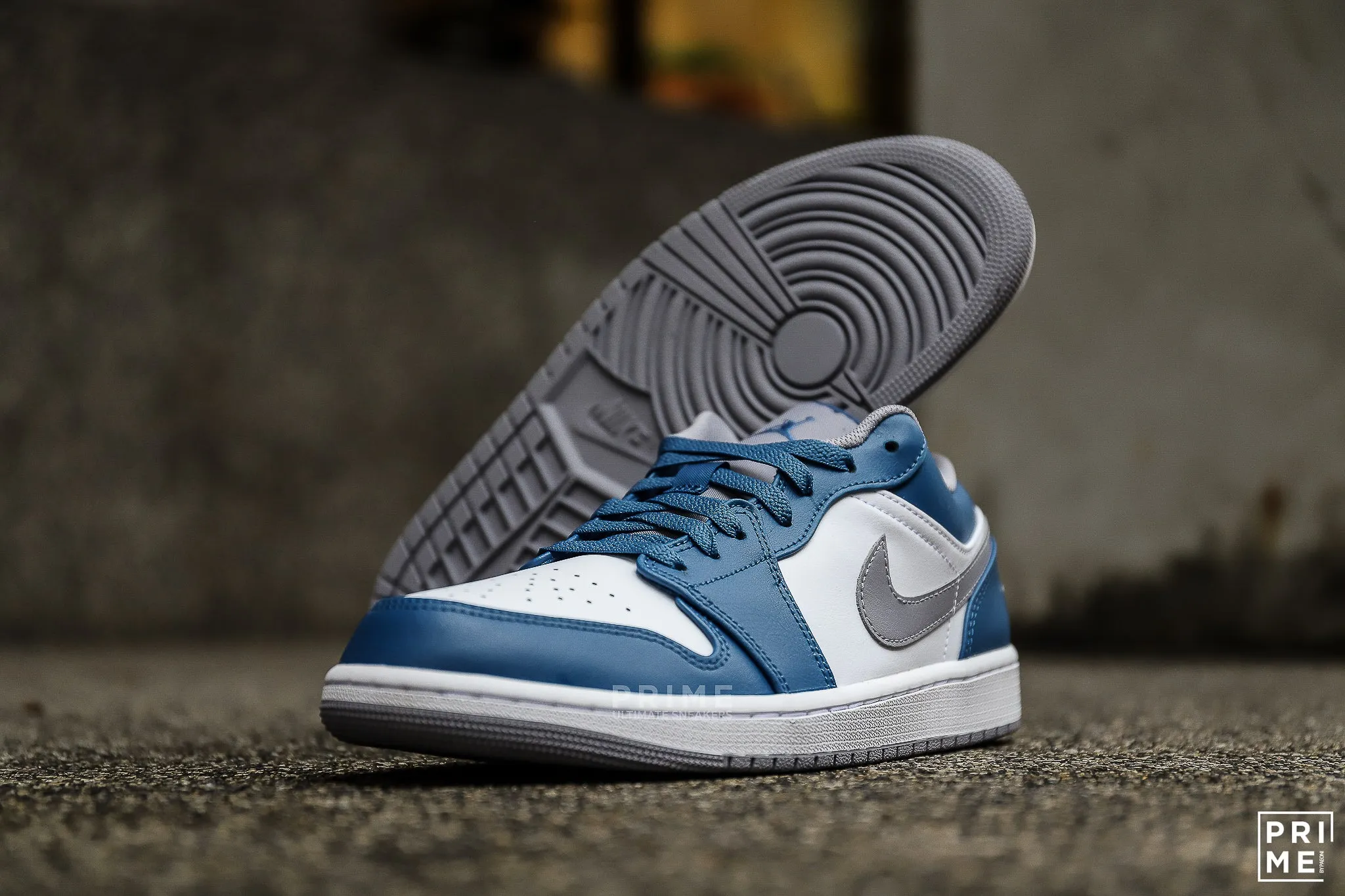 Nike Air Jordan 1 Low True Blue Cement Grey White 553558 412 prices, reviews, and availability.