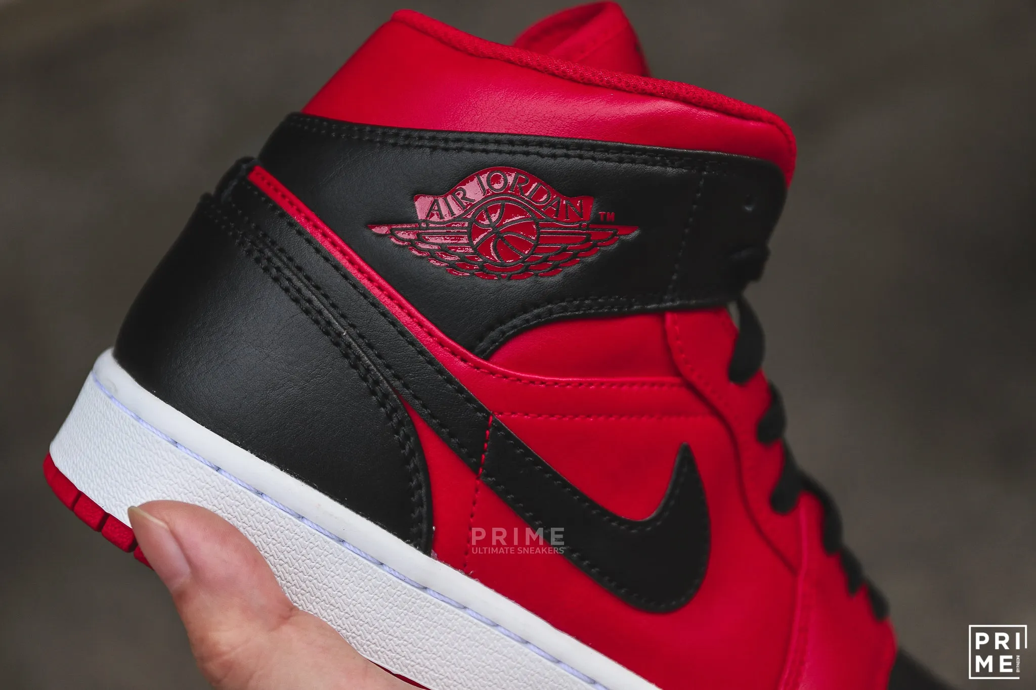 Nike Air Jordan 1 MID 554724 660 Reverse Bred - Google SEO friendly