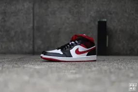 Nike Air Jordan 1 Mid Gym Red Black White - 554724 122