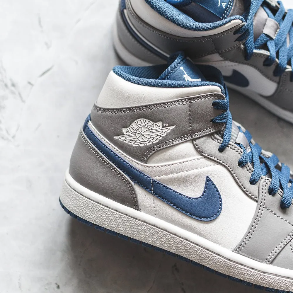 Nike Air Jordan 1 Mid True Blue - Buy Online