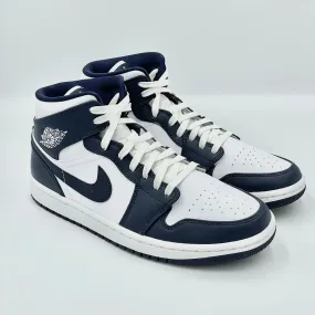 Nike Air Jordan 1 Mid White Obsidian