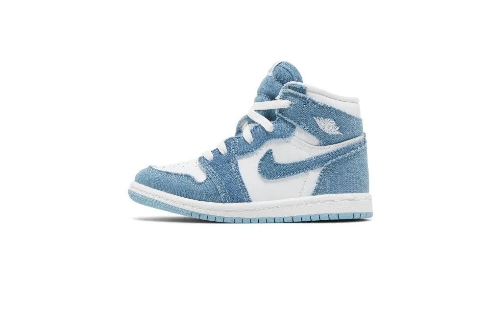 Nike Air Jordan 1 Retro High OG Denim - Infants & Kids Shoes.