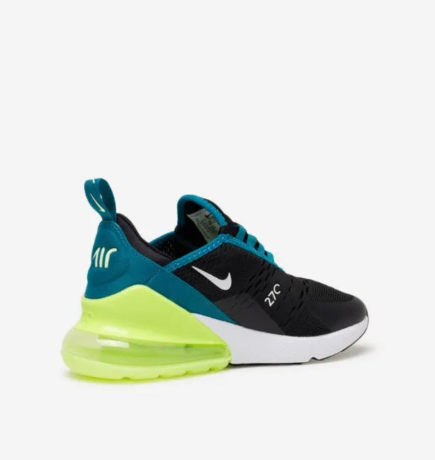 Nike Air Max 270 (GS) Black White Bright Spruce 943345-026