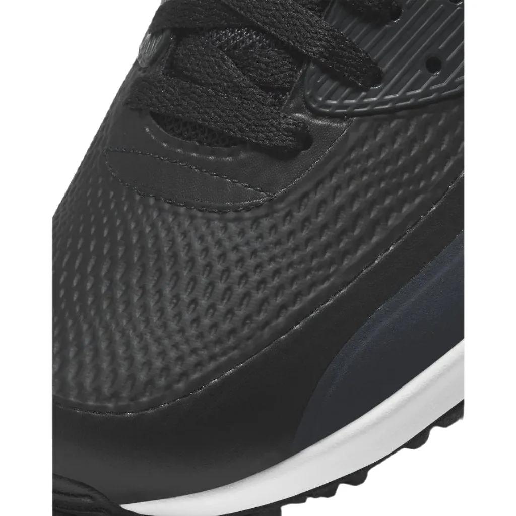 Nike Air Max 90 G Spikeless Golf Shoe - Black/White: Golf Shoe Black/White