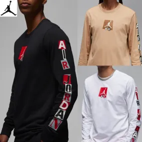 Nike crew neck long sleeves plain cotton logos sleeves