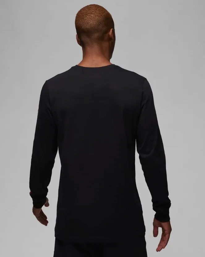 Nike crew neck long sleeves plain cotton logos sleeves