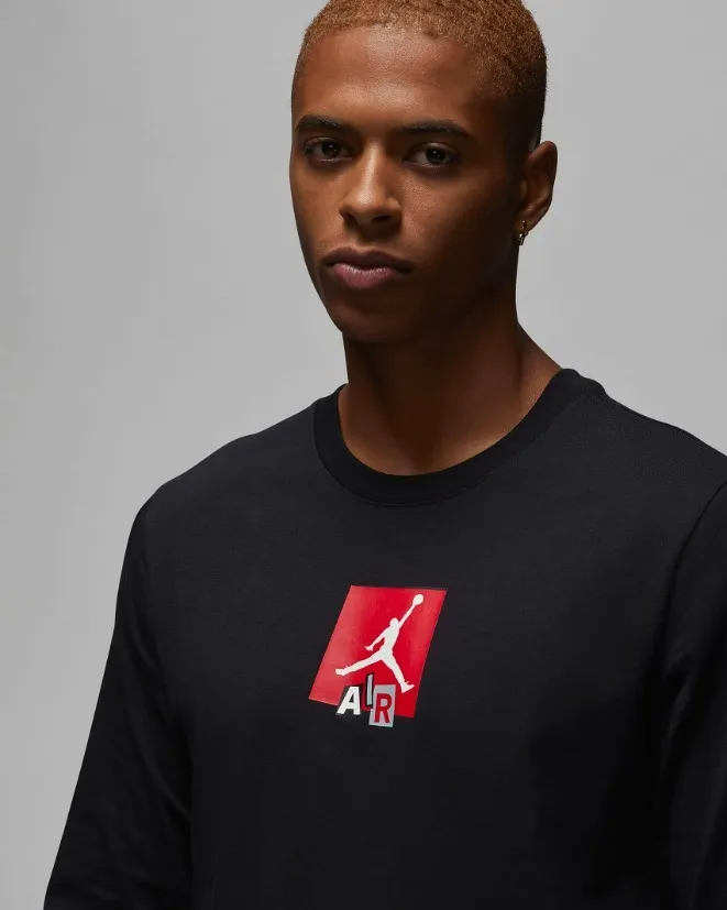 Nike crew neck long sleeves plain cotton logos sleeves