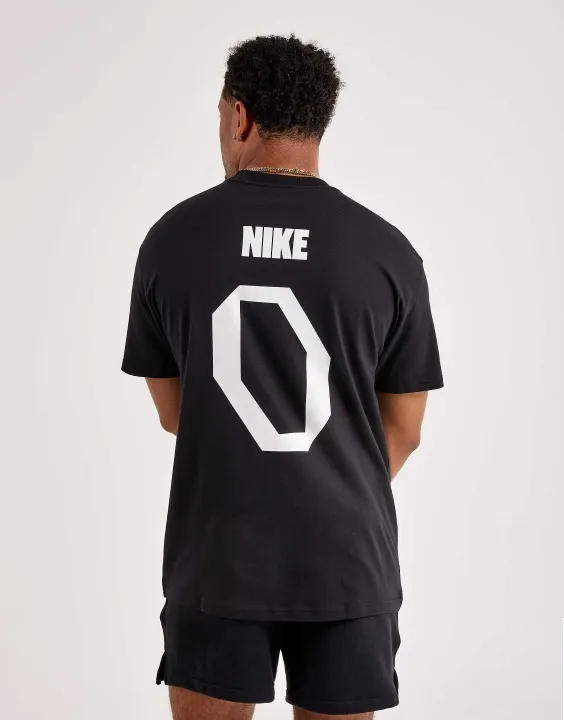 Nike Crew Neck Unisex Street Style Cotton T-Shirt with Short Sleeves