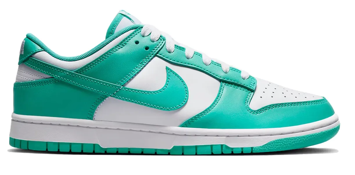 Nike Dunk Clear Jade is a highly sought after sneaker known for its unique colorway.