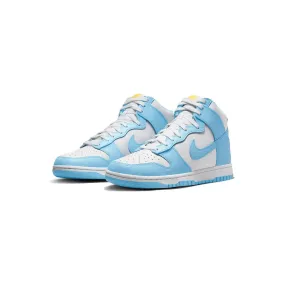 Nike Dunk High Retro Blue Chill sneakers.