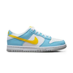 Nike Dunk Low Next Nature Homer Simpson GS sneakers.