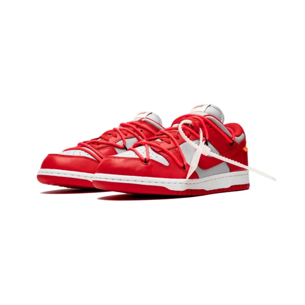 Nike Dunk Low Off-White University Red shoes