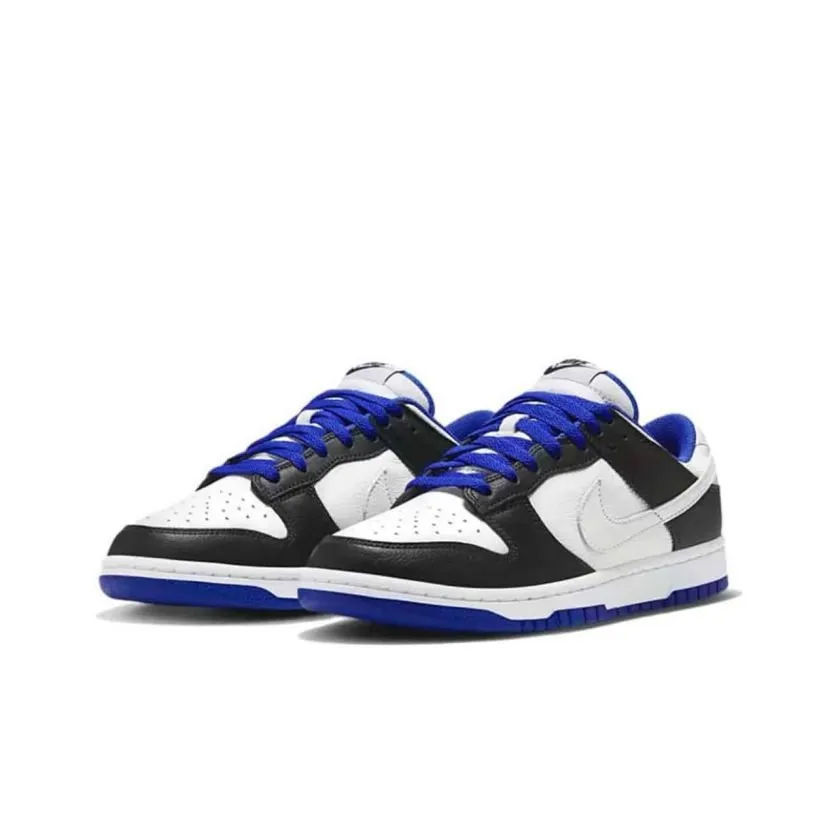 Nike Dunk Low White Black Royal - Fragment Style