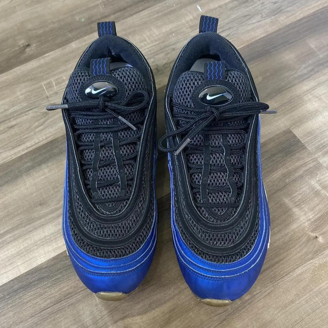 Nike Men's Blue and Black Trainers