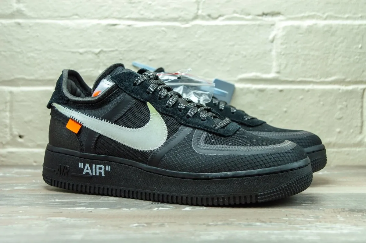 Nike Off White Air Force 1 Low Black AO4606 001 - Buy Online Now