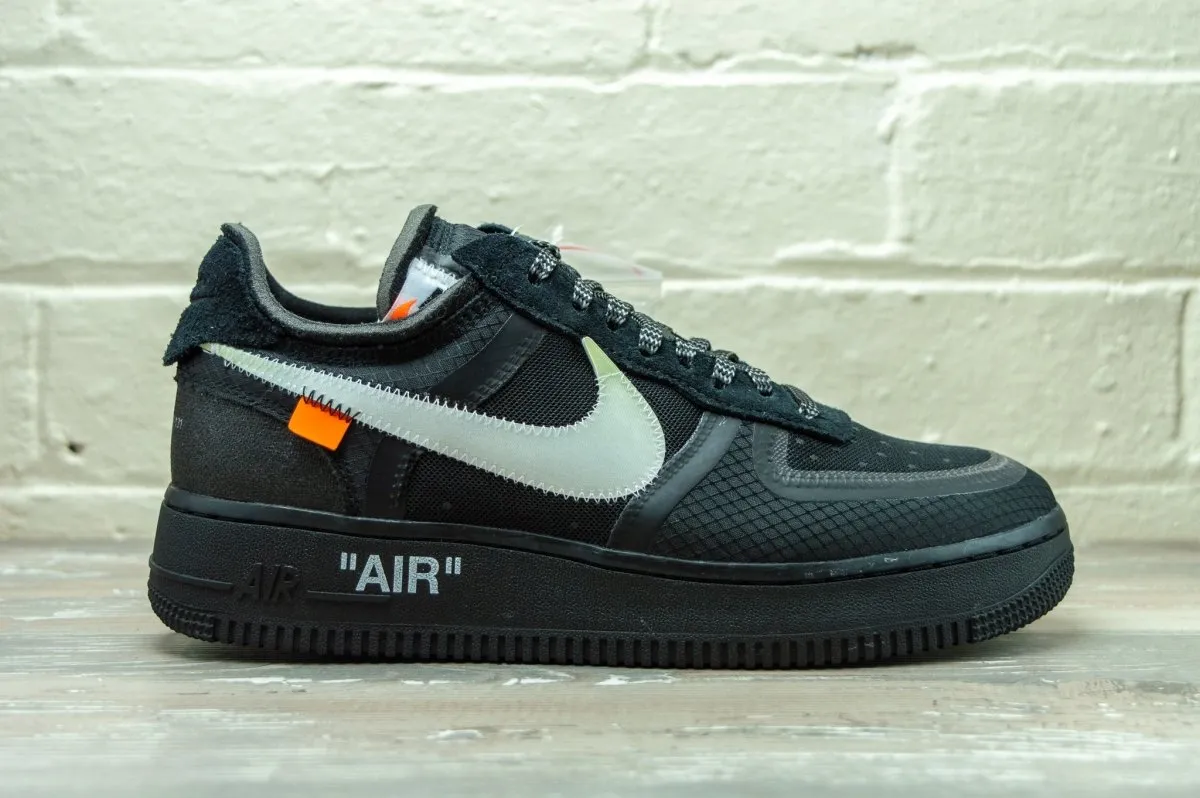 Nike Off White Air Force 1 Low Black AO4606 001 - Buy Online Now