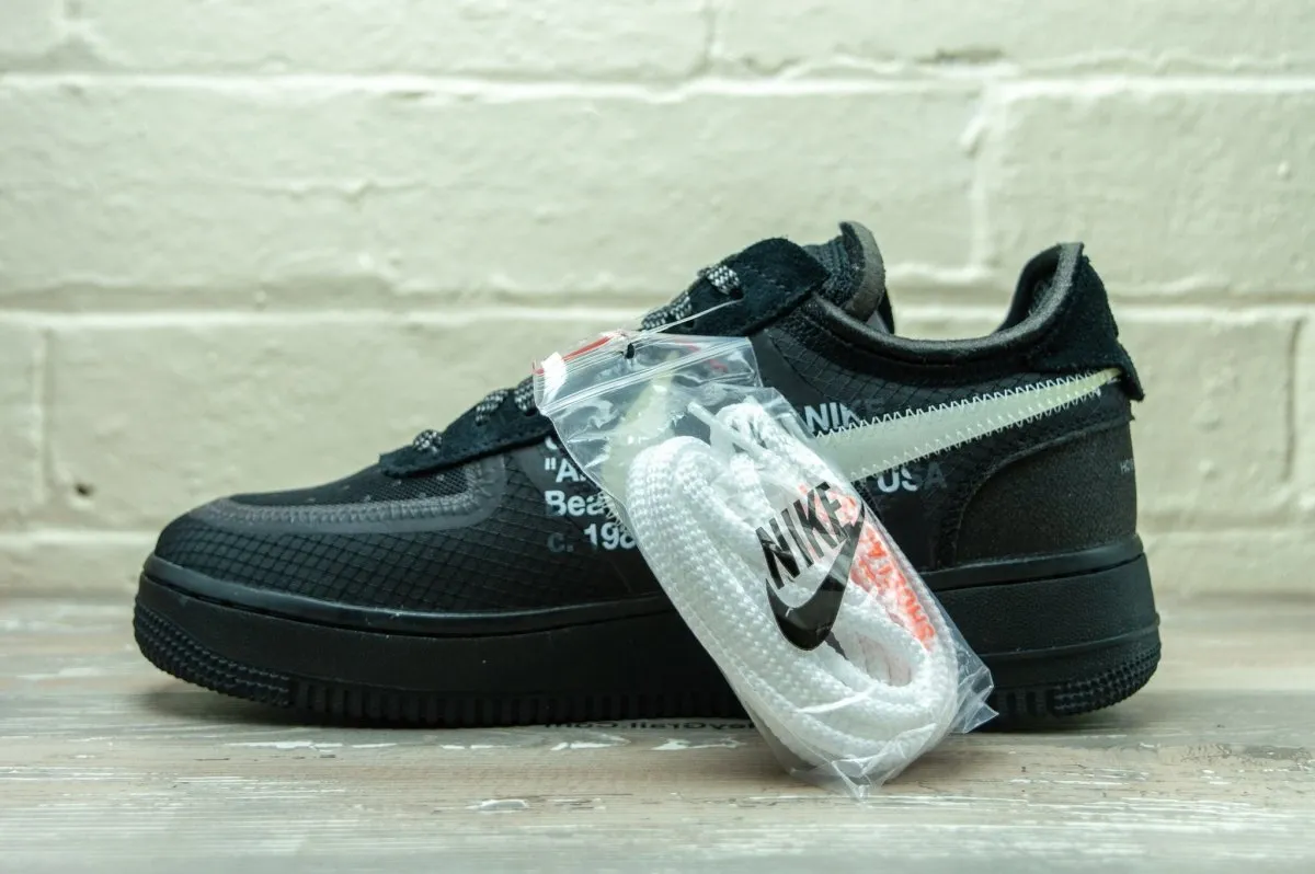 Nike Off White Air Force 1 Low Black AO4606 001 - Buy Online Now