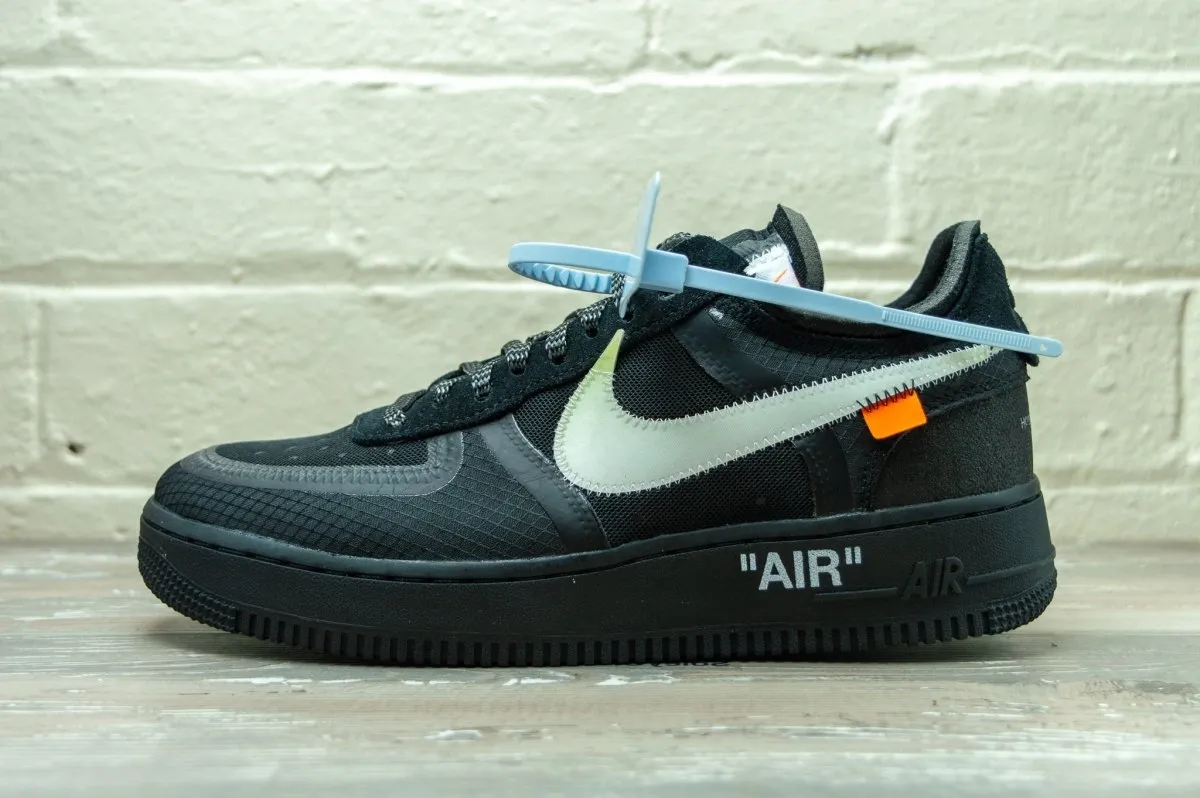 Nike Off White Air Force 1 Low Black AO4606 001 - Buy Online Now