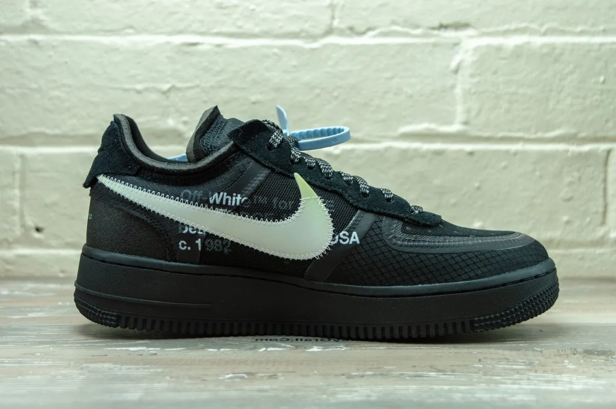 Nike Off White Air Force 1 Low Black AO4606 001 - Buy Online Now