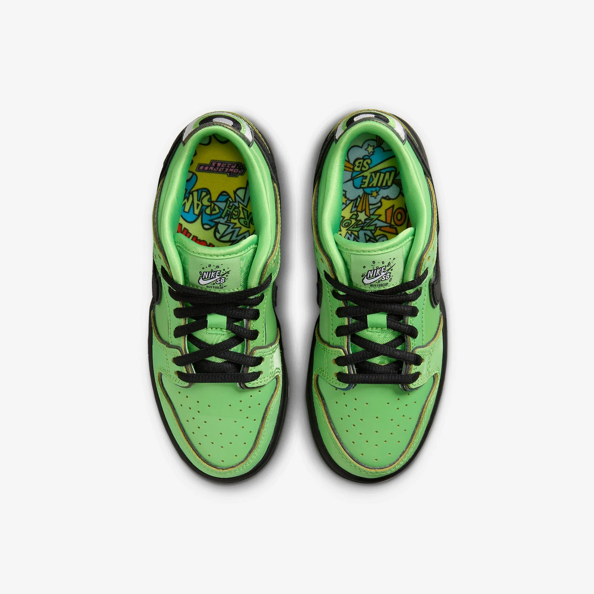 Nike SB Dunk Low Pro QS x The Powerpuff Girls 'Buttercup' 2023 FZ8832-300 for sale