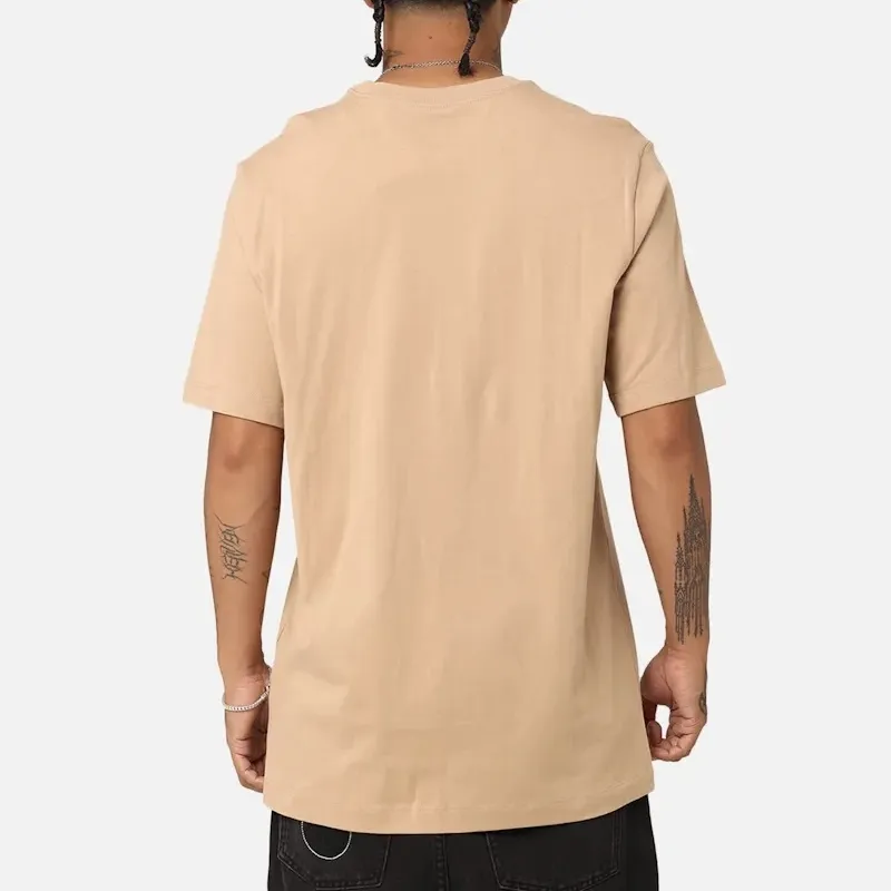 Nike Street Style Oversized Logo Crew Neck Cotton Short Sleeves