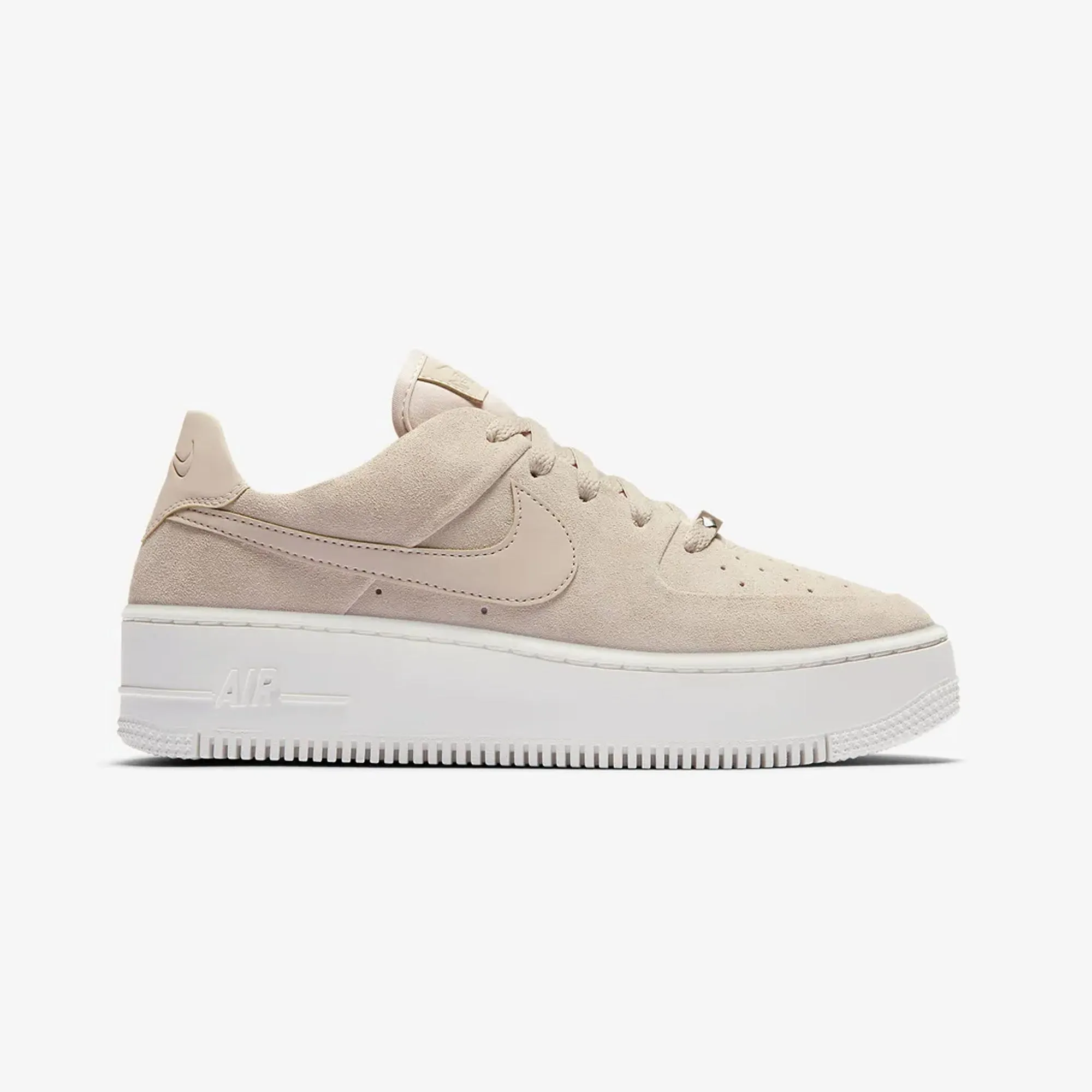 Nike Women's Air Force 1 Sage Low Particle Beige Phantom.