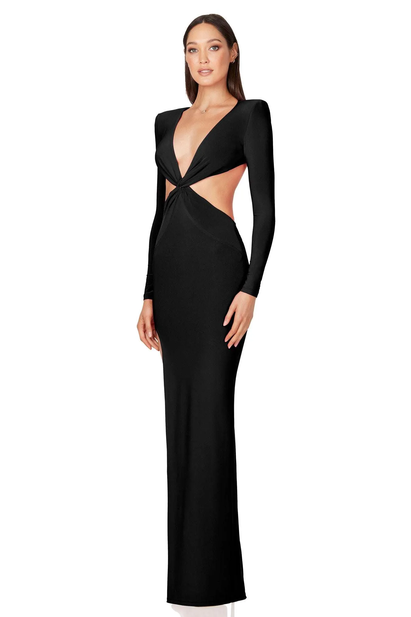 Nookie Jewel Gown - Black - $289