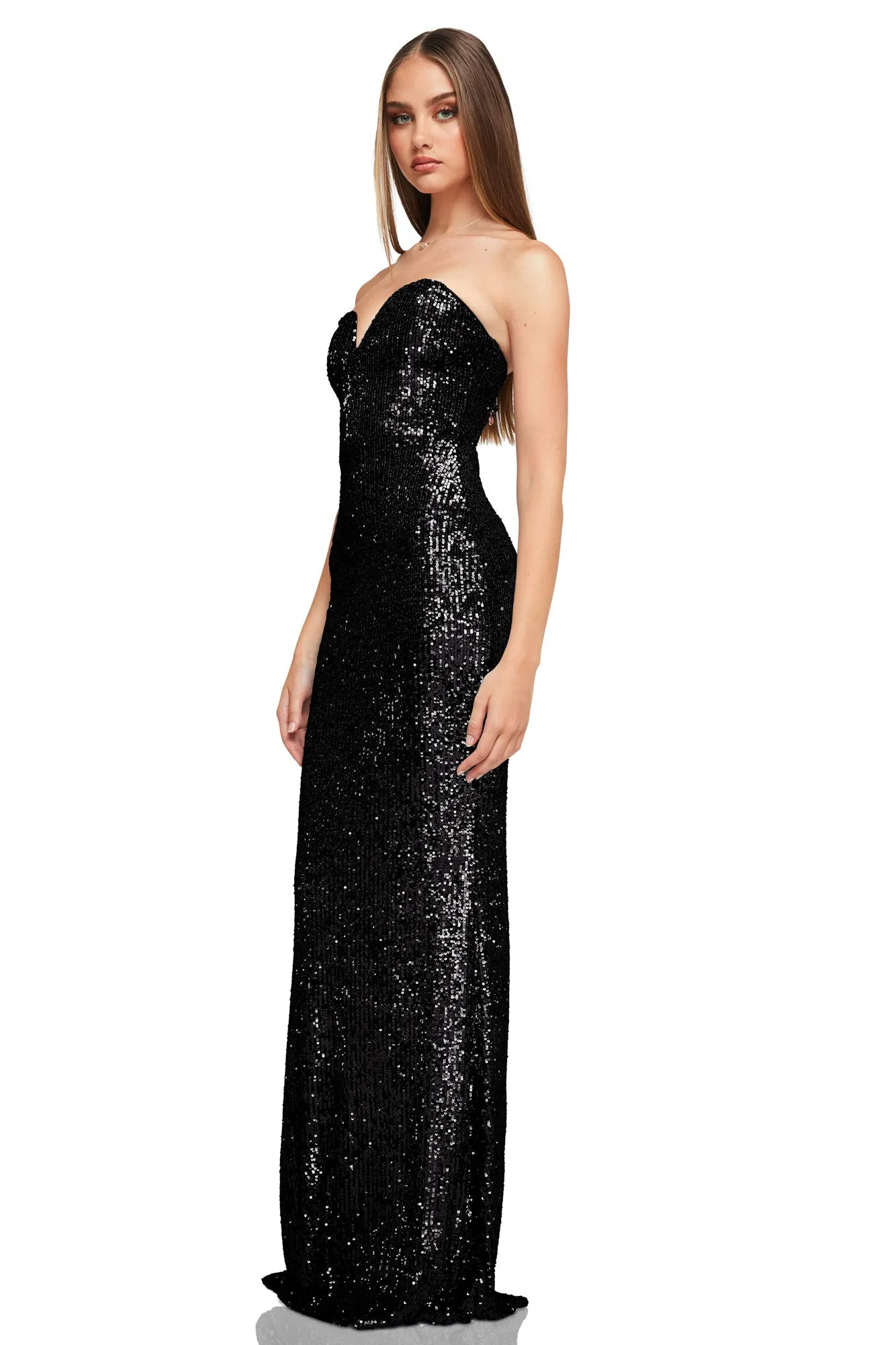 Nookie Lumiere Gown in Black - Price $449