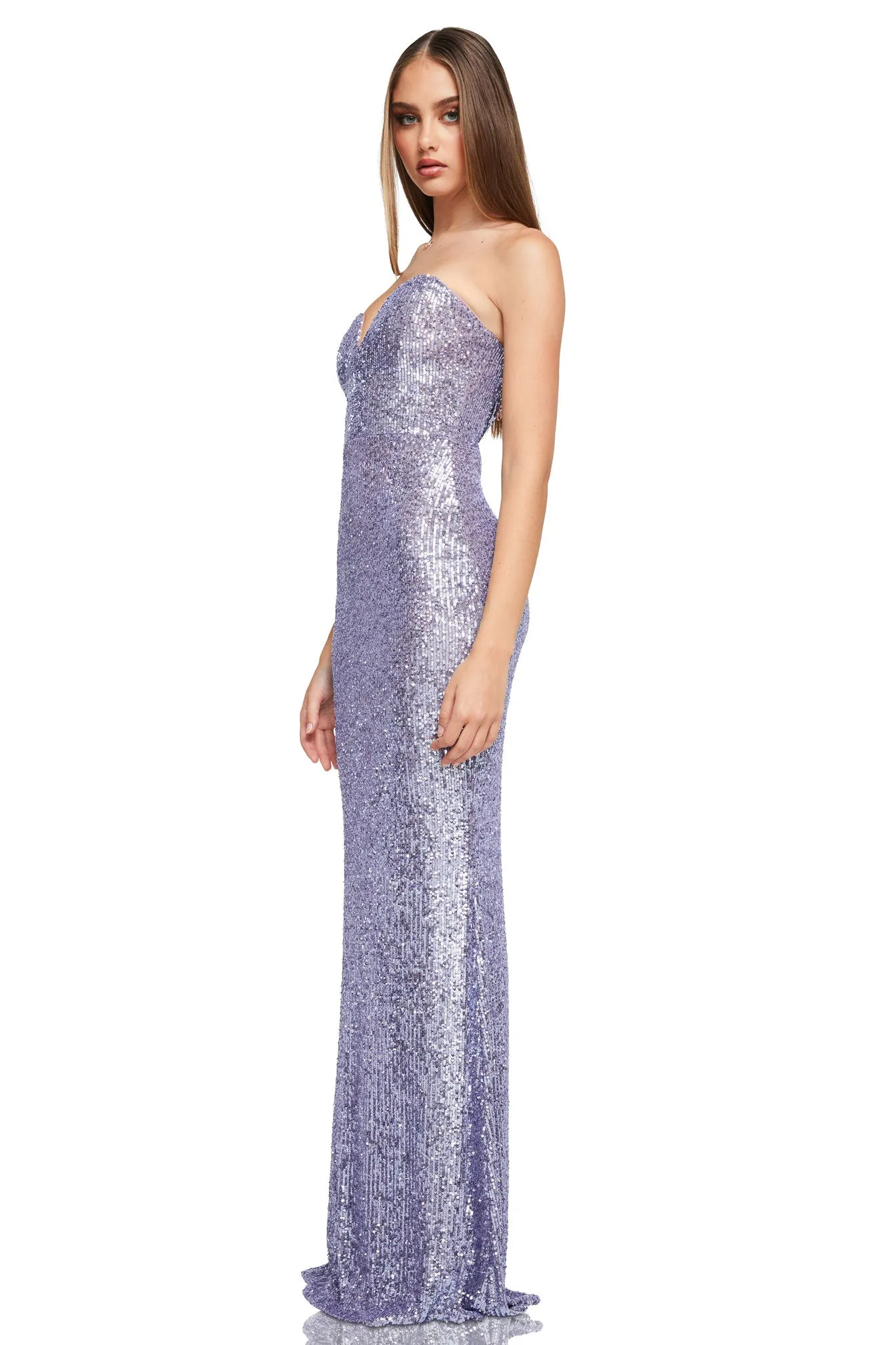 Nookie Lumiere Gown Lilac Purple $449