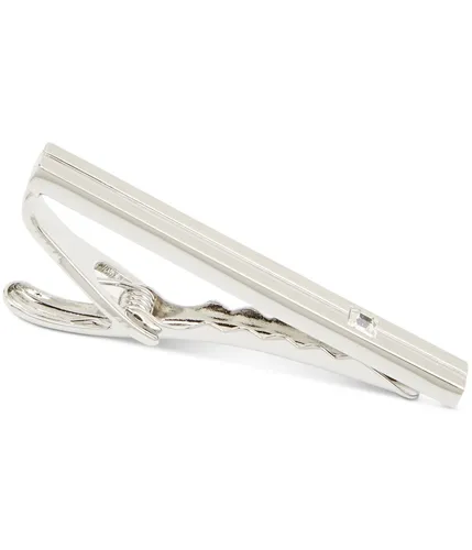 Novel Idea Mens Mixed Metal Tie Bar Clip