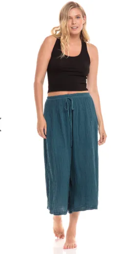 Nusantara pants 04727, wide leg crop (2 colors)