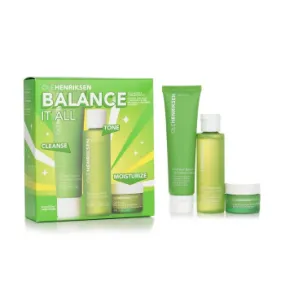 OLE Henriksen Balance It All Oil Control & Pore-Refining Set: Cleanser 60ml + Toner 65ml + Moisturizer 15ml 3pcs -1%