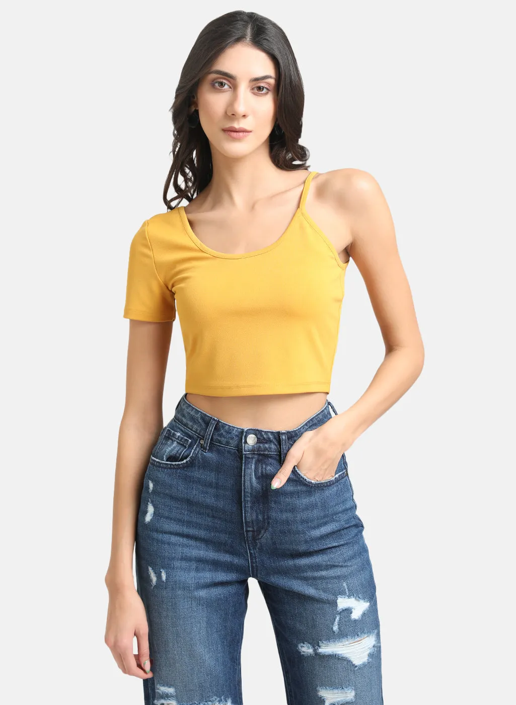 One Shoulder Crop Top | Shop Now for the Perfect Basic Crop Top