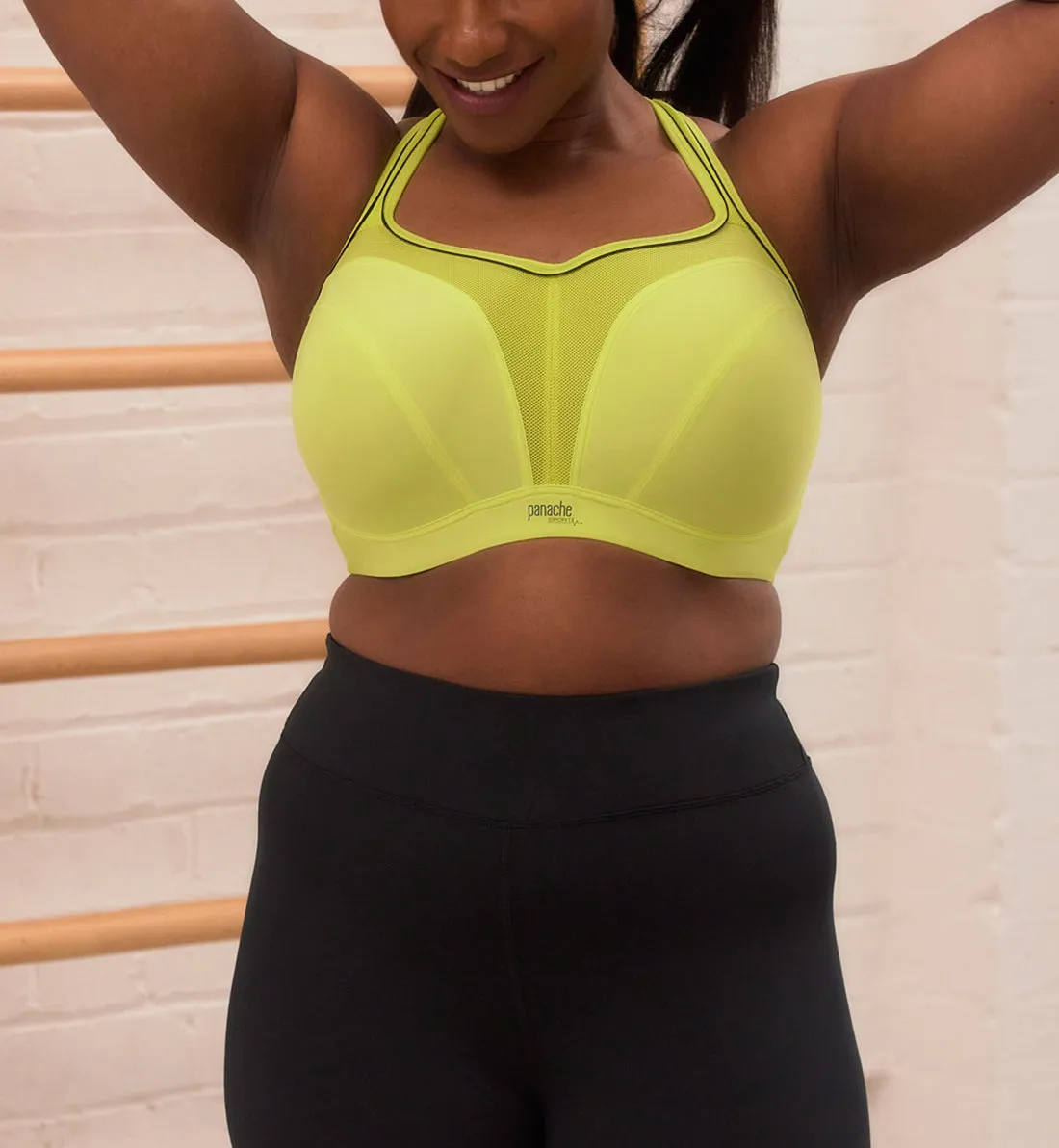 Panache Power Underwire Sports Bra (5021) - Lime Zest