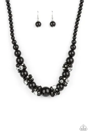 Paparazzi Black Necklace - Upgraded Glamorous Style.