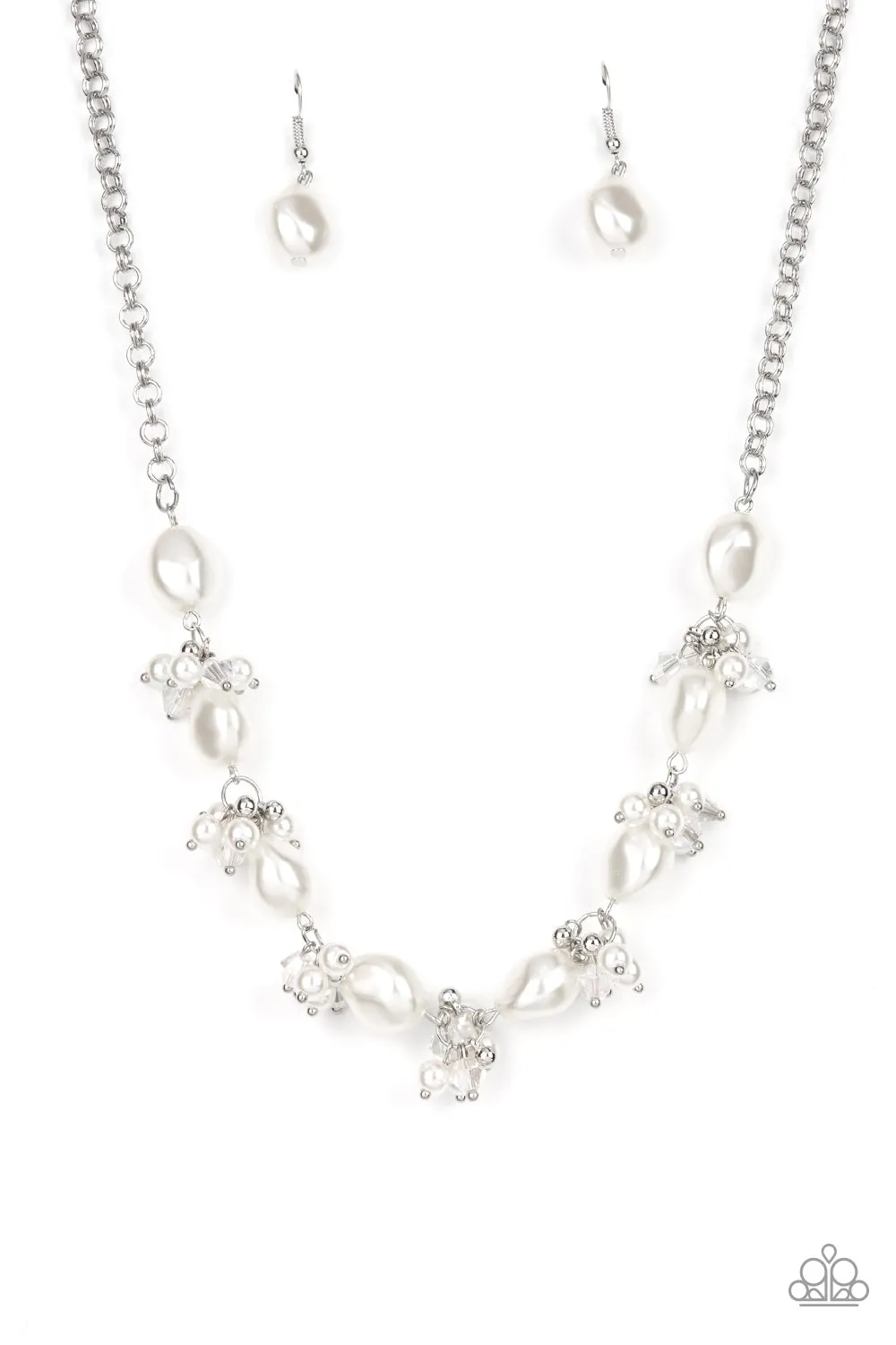 Paparazzi Brunches - White Necklace by Paparazzi