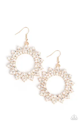 Paparazzi Gold Earrings - 2022 Convention Collection