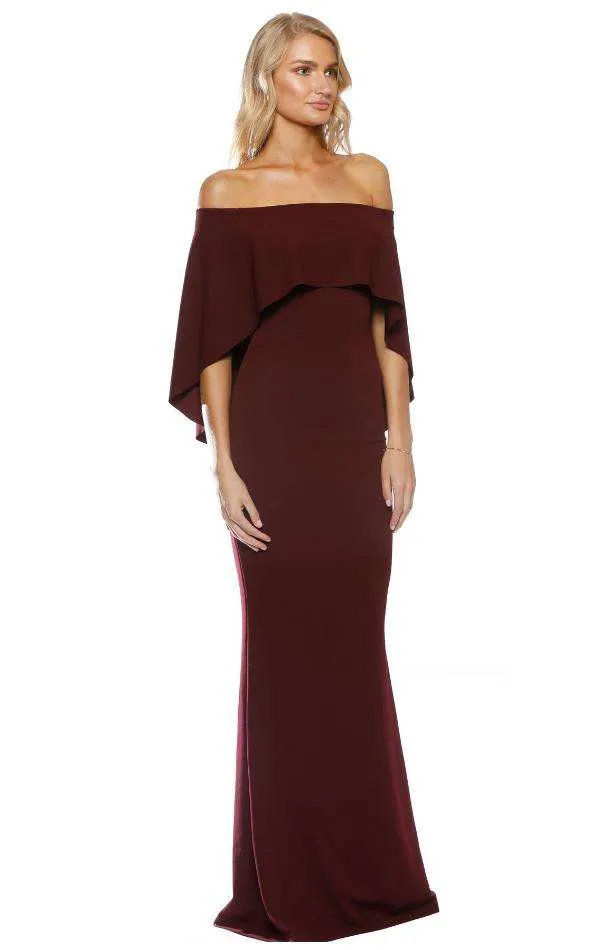 PASDUCHAS Composure Gown (Wine) - Price: $389