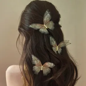 Pearl Butterfly Hair Clip