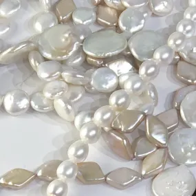 Pearl - precious gemstone with lustrous appearance, colors, and sizes for jewelry