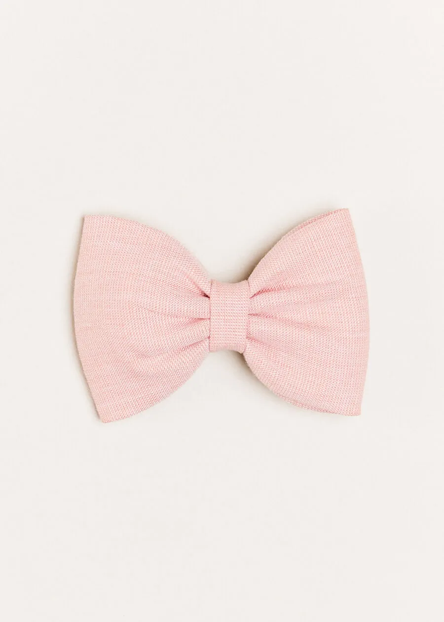 Pink Medium Bow Hair Clip