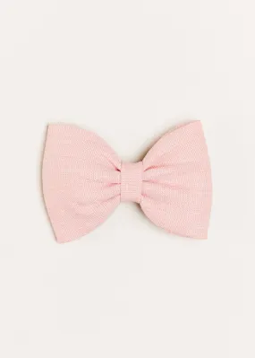 Pink Medium Bow Hair Clip