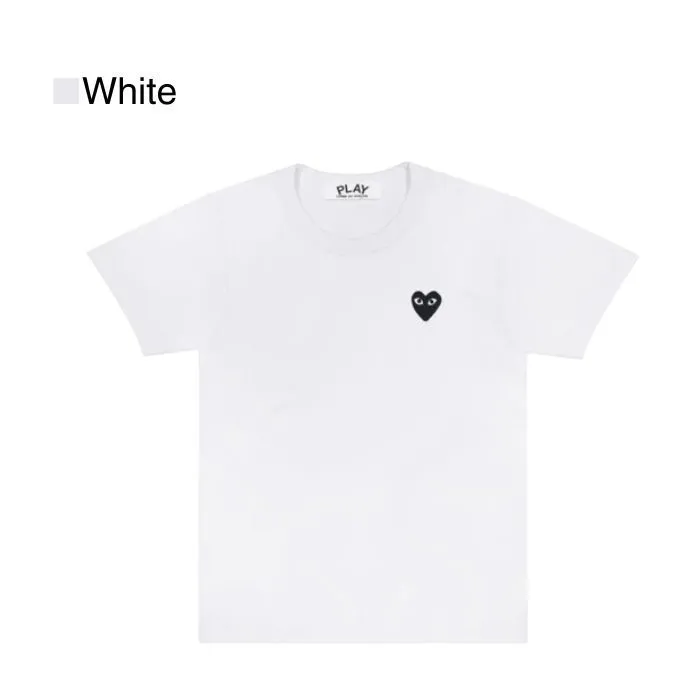 PLAY COMME des GARCONS  |Unisex Street Style U-Neck Cotton Short Sleeves Logo