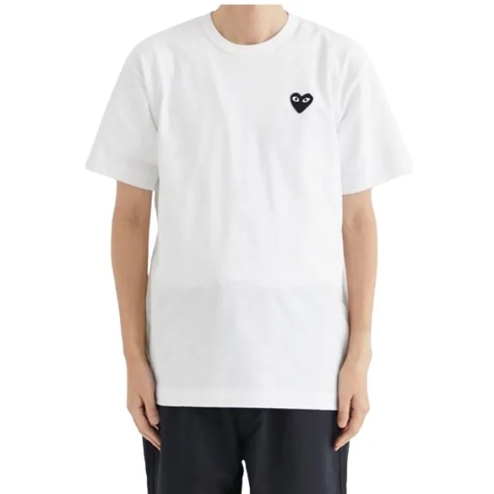 PLAY COMME des GARCONS  |Unisex Street Style U-Neck Cotton Short Sleeves Logo